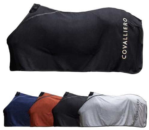 Covalliero Transport- und Abschwitzdecke Fleece Black HW 2025 (XXL (165 cm))
