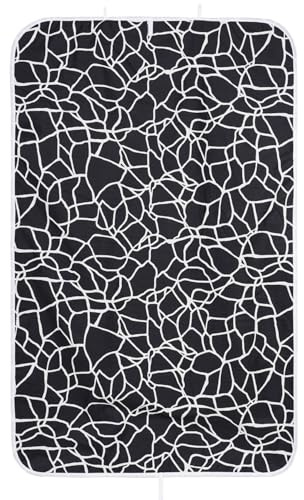 Große Bügelmatte 75x120 cm faltbar bügelunterlage für Tisch Bett Fläche Baumwolle Filz dick multifunktional vertikal