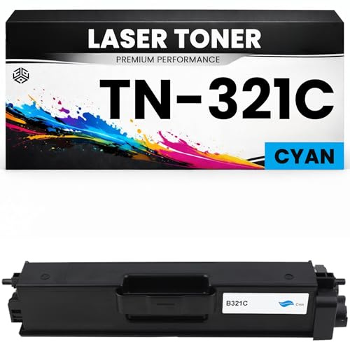 Toner TN-321C Cyan für Brother kompatibel TN321C Premium Alternative Günstig HL-L8250CDN/8350CDW/8350CDWT MFC-L8850CDW/8600CDW HL-L8350CDW