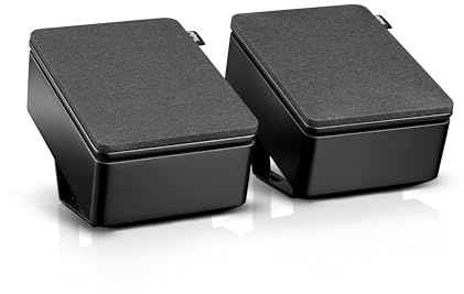 Teufel REFLEKT 2 Dolby Atmos Lautsprecher-Paar mit Dolby Atmos | als Presence Speaker, Front-Height-Speaker oder normaler Rear-Lautsprecher, Heimkino System-Lautsprecher schwarz