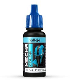Vallejo 17ml AV Mecha Color Acrylique Aérographe Couleur - Noir Pur