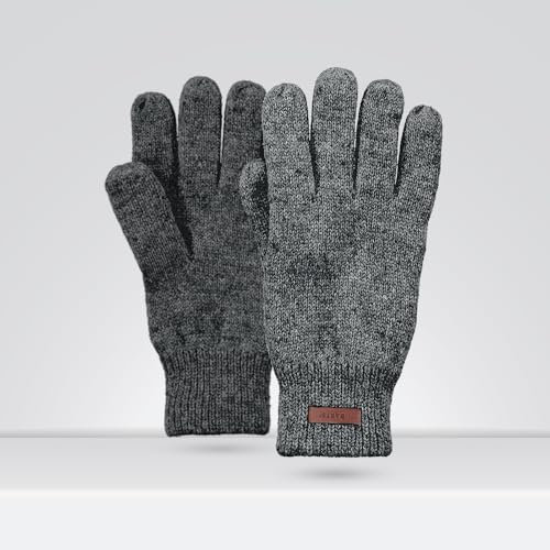 Barts Herren Haakon Glove Handschuhe, Grau (CHARCOAL 0021), Medium (Herstellergröße: S/M)