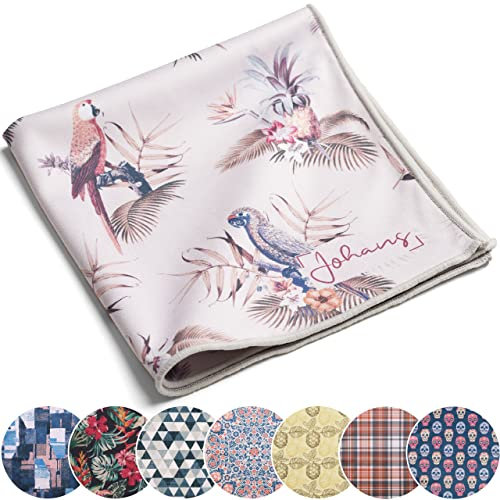 Johans® XXL Mikrofasertuch | Optikerqualität 30x30cm zur Reinigung von Brille, Smartphone, Tablet, Kamera | Brillenputztuch, Displaytuch