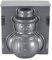Städter 661820 Schneemann – 3D-Backform, Metall, 19 x 21 x 12 cm