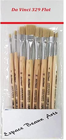 Da Vinci GH304-329 Synthetics Malerpinsel, Da Vinci 329 flach,Größe 2, 4, 6, 8, 10,12, 14, 16 .Made in Germany
