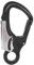 Auto‑Lock D Locking Snap Aluminum Snap Lock Hook Clip D Shape Carabiners Set for Rock Tree Climbing(Black)