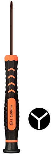 TECKMAN 2.5mm Y0 Triwing Screwdriver for Nintendo Wii U, Wii Remote and Classic Controller, Gameboy Advance, DS and DS Lite