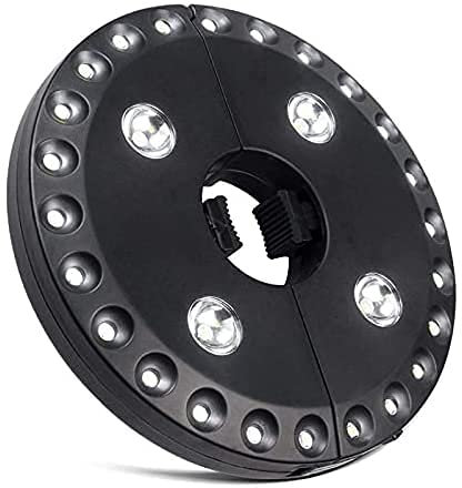 Patio Umbrella Lights Parasol Lights Multifunction LED Parasol String Lights,Battery Operated LED Patio Umbrella Lights with Remote Control 4 Lighting Modes Garden Camping Tent Light Waterproof for Ou