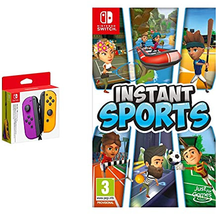 Joy-Con Gauche Violet/Orange + Instant Sports