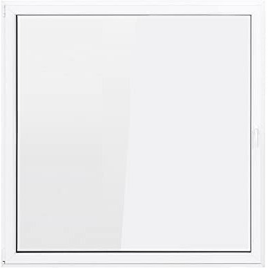 Bastion Fenster Kellerfenster 1 Flügel Dreh-Kipp 2-fach Verglasung RC2 BA weiß 70 mm Profil (900x900 mm Links)