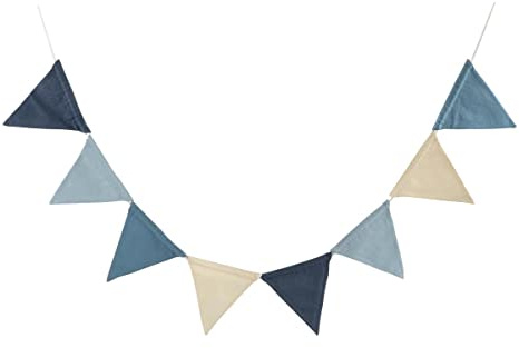 Sebra Wimpel, doppelseitige - Powder Blue