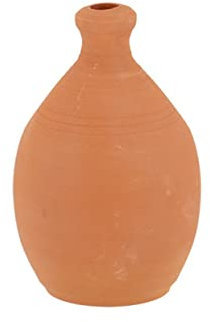 Rivanto® Daumen- Gießkanne aus Terracotta, Ø9,5 x H15,5 cm, ideal für Setzlinge
