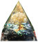 Kit Pyramide d'orgonite d'arbre de Vie Quartz Blanc avec Pierre d'obsidienne, Orgone de guérison en Cristal générateur d'énergie Reiki Positif Collection Outil de méditation Porte-Bonheur