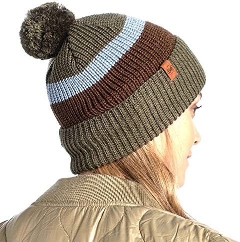 Buff Knitted Cuff Beanie ~ Elon camo