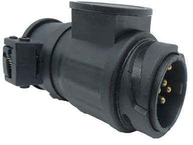 HISports Anhänger Adapter 12 V von 13 auf 7 polig Anhänger Stecker Anhängerstecker 13 auf 7 Polig Wasserdicht Adapter Stecker für LKW Pkw Traktor Boot Maschine Wohnwagen Wohnmobile