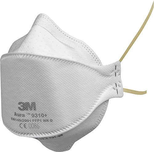 3M™ Aura™ Partikelmaske, FFP1, ohne Ventil, 9310+, 20 Masken pro Packung