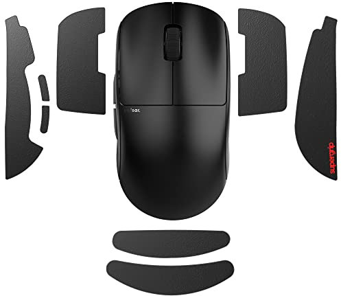Pulsar Gaming Gears Supergrip Griptape-Set für X2 Medium, schweißabsorbierend, leistungsstark, rutschfest, 3M-Kleber, keine Rückstände, Maus-Griffband, ultradünn, 0,5 mm