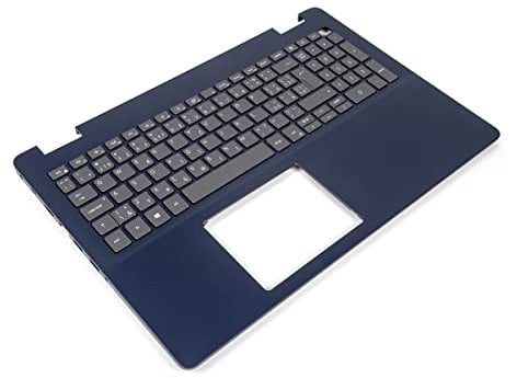 Dell Inspiron 5593/5594 Blue USB-C Palmrest & CZECH/SLOVAK Backlit Keyboard - 05JK43 + 04KFWR (WCMUK) (Renewed)