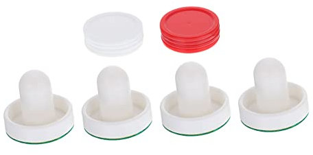 Toddmomy 2 Sätze Eishockeymaschine Air-Hockey-Pusher Hockey-Teile Zubehör Für Eishockeyspiele Hockey-zubehör Teil Eishockey Air-Hockey-paddel Luft Plastik Schlag Den Ball