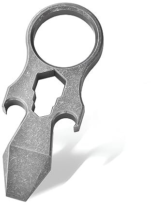 ResafeLy Titan-Schlüsselanhänger-Werkzeug, leichtes Mehrzweck-Werkzeug, Farbdosenöffner, Hebelwerkzeuge, Schraubenschlüssel, Flaschenöffner, ideal für den täglichen Gebrauch, RFLPB05