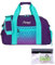 Sporttasche Damen Signature Fitnesstasche Tasche mit Schuhfach 47 cm 12800 + Nagelpflege Set (Violet Cube (Lila Türkis))