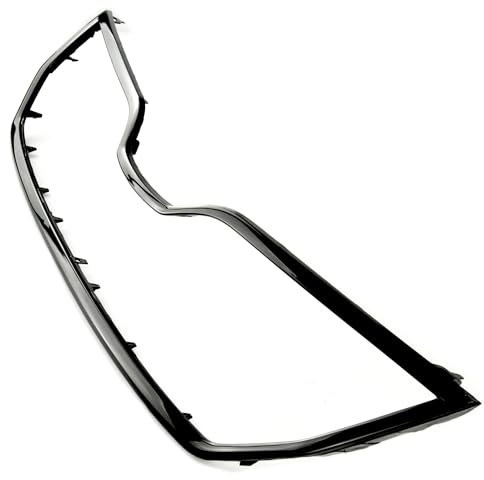 Underground Parts Oberer Kühlergrill-Rahmen für Skoda Fabia MK3, glänzend, Schwarz