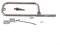 60040 Brenner Grill Brenner Rohr mit 80462 für Zündung für We-ber Q100 Q120 Q1000 Gasgrill, Brennerrohr Ersatzteile