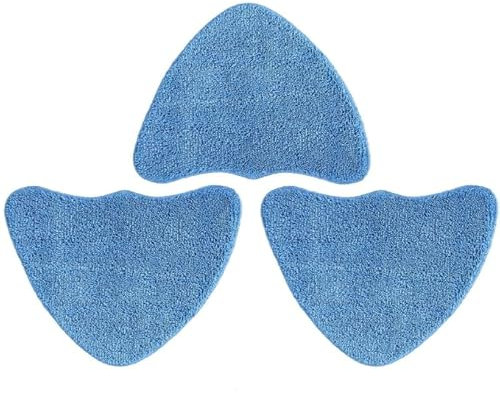 GMHLLES Steam Mops 3 Pack Steam Mop Pads Steam Mop Pads Compatible with Vax Compatible with S-86-Sf-Cc S7 S7-A S2 S2s S2st Replacement Parts Machine Washable Microfiber Cleaning Pad (Blue)