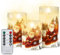 3Pcs Led Kerzen mit Timerfunktion, Led Kerzen Flackernde Flamme Echtwachs, Flammenlose Kerzen, Led Kerzen mit Fernbedienung, Led Weihnachtskerzen