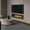 Elektrischer Wasserdampf-Kamin – intelligenter ultradünner Dampf-3D-Simulationsflammen-Dekoration – geeignet für Wohnzimmer, Hotel, künstlicher Kamin – einfarbiger elektronischer Kamin von Mist