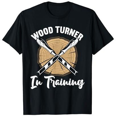 Wood Turner In Training Children Kids Funny Woodturning T-Shirt
