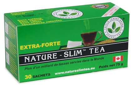 Nature Slim Tea – Tisane Laxative Détox Extra Forte | Malva Verticillata et Cassia Angustifolia pour Constipation et Digestion | Cure 30 Jours – Ventre Plat, Thé Minceur Naturel pour Perte de Poids