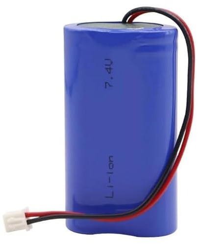 HELINAZI Batterie de Remplacement Rechargeable au Lithium-ION 18650 7.4V, Grande capacité, avec Prise XH-2P 2.54,2600mAh