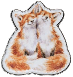 Wrendale Designs - Contentment' Fox Pin Badge