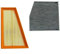 VHJIO Set Filtro Aria Auto OEM 2700940004 2468300018 for Mercedes Benz Classe B W246 2nd 2011-2014-2018 B180 B200 B180CDI B180d B200d Filtri abitacolo(AIT Filter 2 Set)