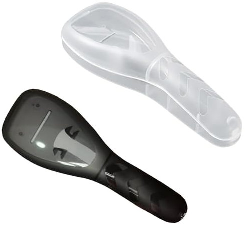 2Pieces Razor Storage Box Black and White Shaver Carrying Cases Outdoor Camping Travel Razor Protector Case for Men's Shaver Accessories