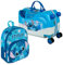 Kinderkoffer Ride-On Disney Stitch, Koffer Set mit Kinderrucksack, Personalisiert mit Name, Trolley zum Draufsitzen, Handgepäck Reisekoffer