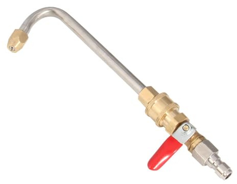 MotiveTech 1/4'' Quick Connect Hochdruckreiniger Fitting Schlauchadapter Gebogene Stange, 90-Grad-biegung