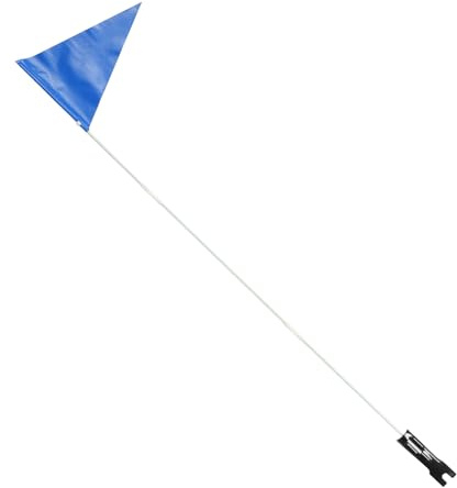 ZUNOXAZ Verstellbare Sicherheits Fahrradflagge mit 190cm Stab Reflektierende Lenkerfahne für Kinderfahrrad Fahnenbanner mit Halterung
