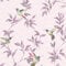 Birds Wallpaper Bird Glitter Effect Sparkle Trees Leaves Pink Yellow B