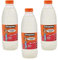 CLEOPATRE Lot de 3 Flacons de Recharge 1 Litre de Colle synthétique transparente