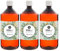 MeaVita huile de ricin - 100% pure huile pressée à froid, paquet de 3 (3 x 1000 ml)