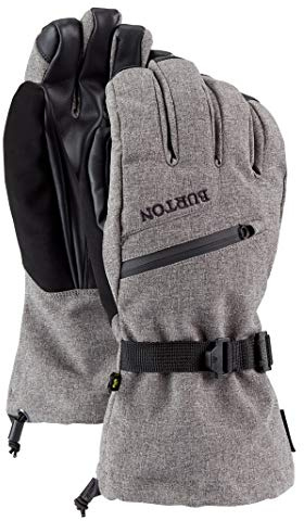 Burton Gore-Tex-Handschuhe für Herren, Gore-Warm-Technologie mit herausnehmbarem Futter, Herren, Snowboardhandschuhe, Men's Gore-tex Glove, Bog Heather W20, Small