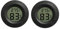 INRIGOROUS Reptilienthermometer, 2 Stück Digital Hygrometer Thermometer Gauge Terrarium Hygrometer Eidechse Spinne Schildkröte Tank Umschaltbar Celsius Fahrenheit (Schwarz)