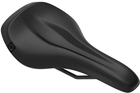Ergon – SM E-Mountain Core Fahrradsattel | eMTB | Männer | Small/Medium | Stealth Schwarz