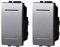 2 Pezzi Interruttore Unipolare 1P 1M 16A, Compatibile Con Bticino Living Light (Grigio)