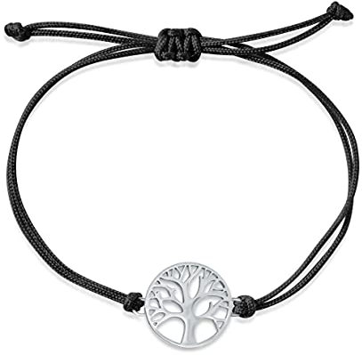 Nuoli® Lebensbaum Armband Damen Silber (verstellbar bis 20cm) Baum des Lebens Armband Frauen