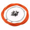 V GEBY Câble de Frein de Vélo, Câble de Dérailleur de Changement de Vélo pour La Réparation de Vélo de Route Montagne(Orange)