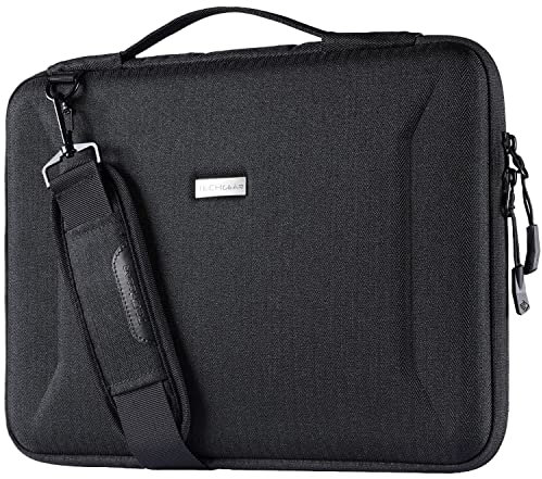 TECHGEAR Hard Shell Case for 12-13.8 Laptops, Zipped Travel Shockproof Sleeve Bag Case, Shoulder Strap fits MacBook Air 13 13.6 2024-2014 Macbook Pro 13/14, Acer, Asus, Chromebook, Surface Laptop