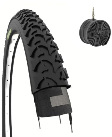 1 Cubierta de 20 x 1,75 (47-406) + cámara de neumáticos para Bicicleta de niño de Goma Ecovelò MTB Bicicleta de 20 Pulgadas